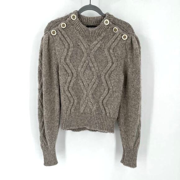 Isabel Marant Devlyn Cable Knit Sweater - Picture 3 of 9
